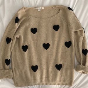 LC heart sweater